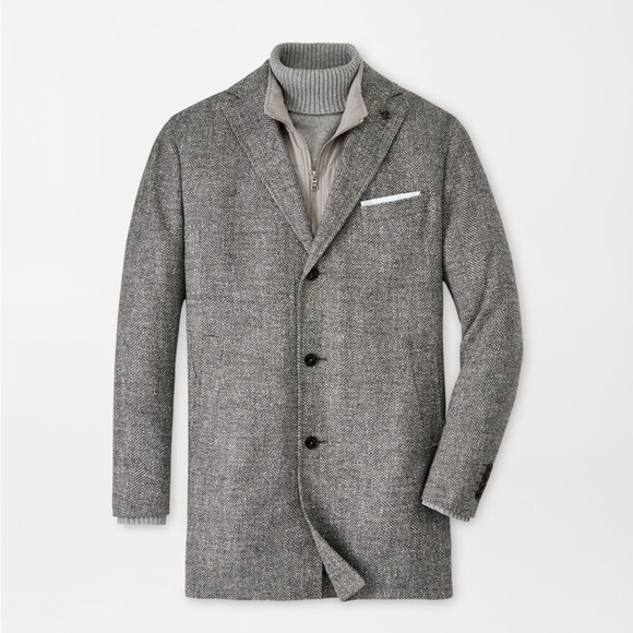 Peter Millar Crown Crafted Fleming City Coat Sz 48 - Picture 1 of 14